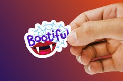 bootiful halloween sticker