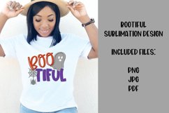 Bootiful 3D Halloween Sublimation Design Product Image 1