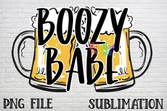 Boozy Babe PNG Product Image 1