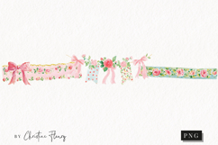 Watercolor Spring Border Clipart | Spring PNG Product Image 1