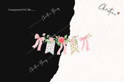 Watercolor Spring Border Clipart | Spring PNG Product Image 2