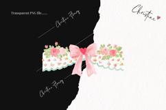 Watercolor Spring Border Clipart | Spring PNG Product Image 2