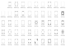 133 Fantasy Art Borders &amp; 40 Flourishes Product Image 7