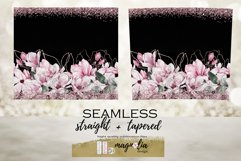 Floral tumbler sublimation wrap design png Product Image 2