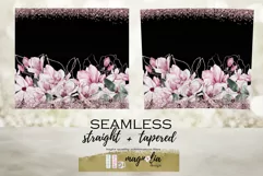 Floral tumbler sublimation wrap design png Product Image 2