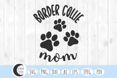 border collie mom svg