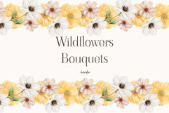 Watercolor Wildflower Border Seamless Floral Design Product Image 1