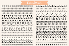 Seamless Borders | Hand Drawn Divider |Illustrator Brushes Product Image 2
