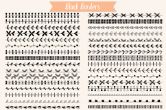 Seamless Borders | Hand Drawn Divider |Illustrator Brushes Product Image 3