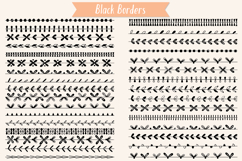 Seamless Borders | Hand Drawn Divider |Illustrator Brushes Product Image 6