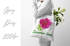 Peony watercolor - sublimation design Product Image 4