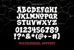 Boreg | A Thick Graffiti Display Font Product Image 2