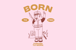 Vintage Summer Fishing T shirt Designs Bundle Product Image 12