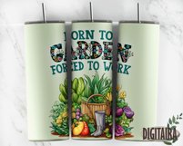 Born To Garden Tumbler Design, Gardening Tumbler PNG Product Image 5