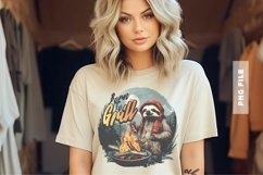 Born to Grill Campfire Sloth Sublimation