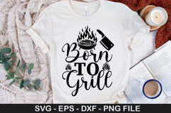 Born to grill - Barbecue SVG Design Product Image 1
