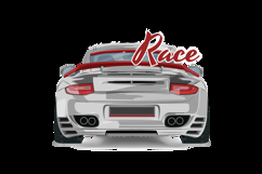 Born to race illustration sports car design vector Product Image 2