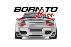 Born to race illustration sports car design vector Product Image 1