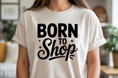 Born To Shop SVG, Black Friday SVG, Black Friday Shirt SVG Product Image 3