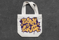 Born to Skate Graffiti Vector Design | SVG PNG EPS PDF AI Product Image 2