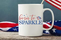 Born to sparkle SVG,American Flag SVG,USA SVG Product Image 3