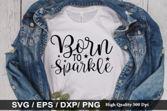 Born to sparkle SVG - 4th Of July Design Product Image 1