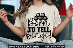 Bingo SVG Design - Eat sleep Bingo repeat Product Image 2