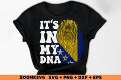 It's in my DNA Bosnia and Herzegovina Flag Fingerprint Product Image 2
