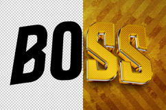 Boss 3D editable text effect Product Image 2