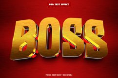 Boss 3D editable text effect Product Image 1