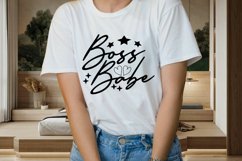 Boss Babe Svg Sublimation Design Product Image 1