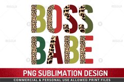 Boss babe Sublimation PNG Product Image 1