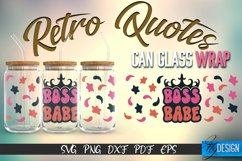 Glass Can Wrap SVG | Retro Wrap SVG | Glass Can Bundl vol.2 Product Image 5