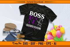 Boss Fight Survivor SVG Cutting Design File Product Image 2