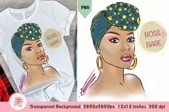 This is printable PNG file with cute afro women with turban on head. The image is with very high resolution of 300 dpi and transparent background.