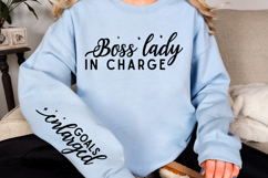 Boss Lady in charge Sleeve SVG Product Image 2