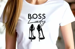 Boss Lady SVG - Lady Boss Motivational SVG, Cricut Cut File Product Image 2