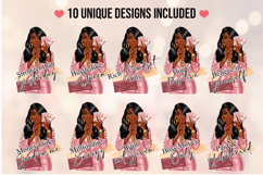 Boss Woman Money Mindset PNG Think Positive Luxury Girl PNG Product Image 3