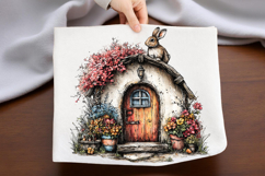 Easter Bunny House Clipart Product Image 2