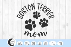 boston terrier mom svg