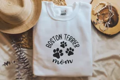 boston terrier mom svg