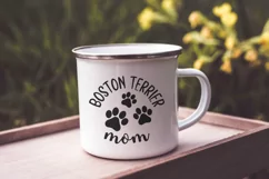 boston terrier mom svg