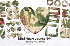 Vintage Botanical Junk Journal Kit Printable Cottagecore Product Image 1