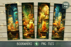Bookmarks design - Botanical Academy of Wizards. Product Image 1