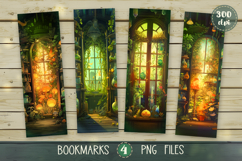 Bookmarks design - Botanical Academy of Wizards. Product Image 1