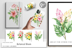Digital Paper Botanical Bloom Product Image 1