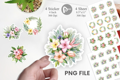 Botanical Bloom Sticker Product Image 1