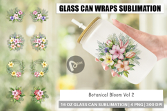 Glass Can Botanical Bloom Product Image 1