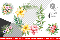 Botanical Bloom Clipart Product Image 1