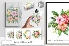 Digital Paper Botanical Bloom Product Image 1